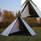 WINTENT 4 Season Waterproof Teepee Tent Yurt with Stove Jack for Adult Camping Hiking, Height 7.8FT/240CM