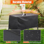 QuliMetal Patio Cover and Carry Bag for Camp Chef 2 Burner Stove, Stove Grill Cover and Carry Bag for Camp Chef Stove EX60P, EX60LW, EX60PP, EX60B, EX280LW, EX170LW, Gas One B-5000 B-4545 B-4900