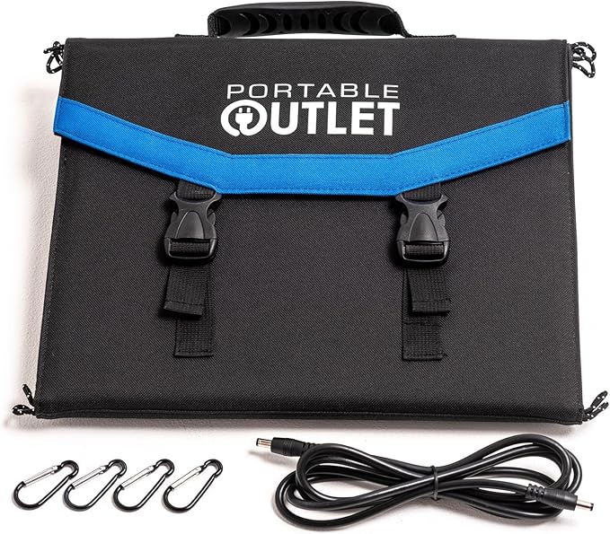 18V 60W Solar Panel Charger for 160UPS CPAP Battery, Cell Phones, Laptops & Other USB Electronic Devices
