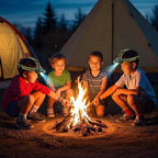 Dinosaur Headlamp for Kids T-Rex LED Flashlight with Roar Sound and Adjustable Headband Fun Kid Camping Gear Outdoor Headlamp Adventure Toy for Boys and Girls Ages 3-8 Gift