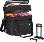 MIYCOO Soft Double Deck Cooler Bag - 60-Can Leakproof Insulated Portable Lunch Cooler, Extra Large Expandable Ice Chest Cooler for Beach, Picnic, Camping, Shopping