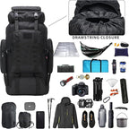 Hiking Backpack for Men 70L/100L Camping Backpack Military Rucksack Molle 3 Days Assault Pack for Climbing | Camping Backpack, 3 Days Assault Pack, for Climbing