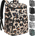 Cooler Backpack Insulated Leakproof Waterproof Backpack Cooler Bag 30/45 Cans, Large Capacity Lightweight Travel Camping Beach Backpack Cooler Ice Chest for Men and Women