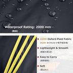 Azarxis Hammock Camping Tarp Rain Fly, Waterproof Tent Shelter Awning Sunshade Cloth Picnic Mat for Outdoor Hiking Beach Backpacking - Included Guy Lines & Stakes