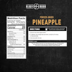 Ready Hour Freeze-Dried Pineapple Case Pack – Emergency Snack, Tropical Fruit, Long-Term Storage, Bulk Survival Food, Prepper Pantry Essential – 32 Servings (4 Pouches)