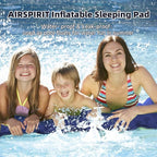 Inflatable Sleeping Pad with Pillow for Camping-Built in Fast Inflation-Ultralight Upgraded Durable Compact Sleeping Mat Moisture Proof Air Mattress for Camping, Backpacking,Hiking,Travel,Tent