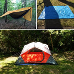TRIWONDER Hammock Rain Fly Waterproof Tarp Camping Tent Footprint Ground Cloth Backpacking Tarp Camp Shelter Sunshade Mat for Outdoor Hiking Beach Picnic