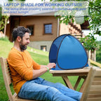 Mini Pop up Canopy, Beach Head Tent, Shade Canopy for Pet, Portable Laptop Sun Shelter for Outdoors