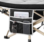 Yaheetech Folding Camping Cot Portable Outdoor Bed for Adults w/Mat & Storage Bag & Carry Bag, Heavy Duty Cots for Outdoor Travel & Office/Home Nap