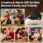 Taximi Unsex LED Baseball Cap, USB Rechargeable Baseball Cap with Light, Adjustable LED Hat Light for Fishing Jogging Camping