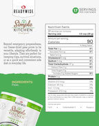 Simple Kitchen Freeze Dried Peas - 17 Servings for Family Meal Prep, Gluten Free & Dehydrated Just Add Water Canned Food, Emergency Survival Food for Camping Meals, Backpacking & Hiking, #10 Can