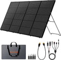 400W Portable Foldable Solar Panel - Lightweight Charger with Upgraded Bracket, 34.2V Waterproof 400 Watts Solar Charger for RVs, Campervans, Power Outages, and Outdoor Sheds