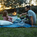Naturehike FT08 Portable Camping Table, Ultralight Aluminum Folding Beach Table with Carry Bag for Outdoor Cooking, Picnic, Camp, Boat, Travel