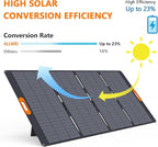 400W Foldable Portable Solar Panel for ALLWEI 1200W 2400W Power Station Solar Generator, IP67 Waterproof, with Adjustable Kickstand for RVs Camping Home and Blackouts