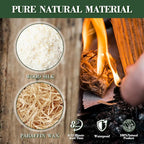 110PCS Fire Starter-Natural Fire Starters for Campfires, BBQ, Fireplaces, Barbecues, Chimneys, Fire Starters for Pizza Ovens, Fireplaces, Grills and Other Scenarios, Charcoal Starters