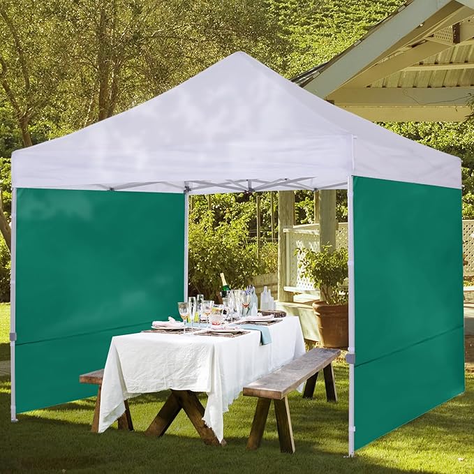 COOSHADE Instant Canopy SunWall 10x10 Canopy SideWall for Pop up Canopy Tent, 1 Pack Sidewall Only, Turquoise