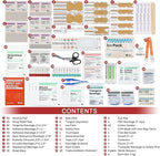 RHINO RESCUE 371 Pieces OSHA All-Purpose First Aid Kit, Home & Office Professional Medical Supplies, Ideal for Emergency, School, Business