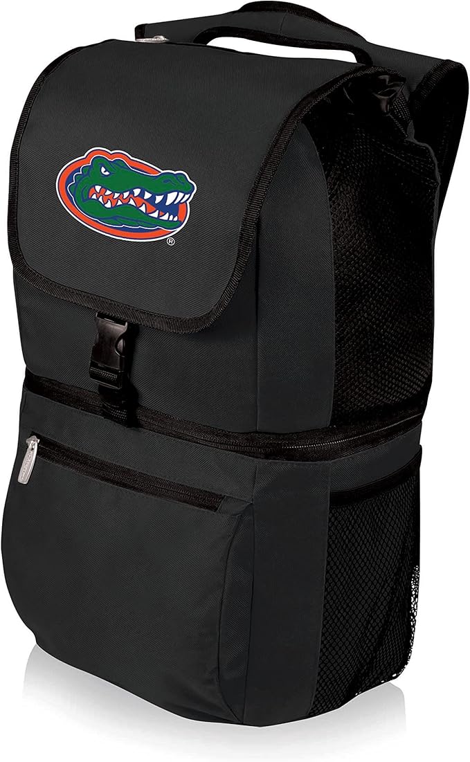 PICNIC TIME NCAA Florida Gators Zuma Backpack Cooler, Soft Cooler Backpack, Lunch Cooler, (Black)