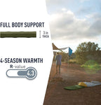 Sea to Summit Camp Plus Self-Inflating Foam Sleeping Mat for Camping, Tapered - Regular (72 x 20 x 3 inches)