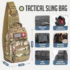Monterra Survival Kit, 265 Pcs, Emergency Gear and Supplies, First Aid, Bug Out Go Bag, EDC, Molle System Backpack, Hiking, Camping, Outdoor Accessories, Hunting Gifts for Men.