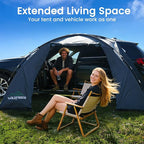 SUV Tent, Rectangle Car Tent for Family, Waterproof & Windproof for Car Camping, Large Camping Tents with Storage Bag, SUV, Van, Jeep