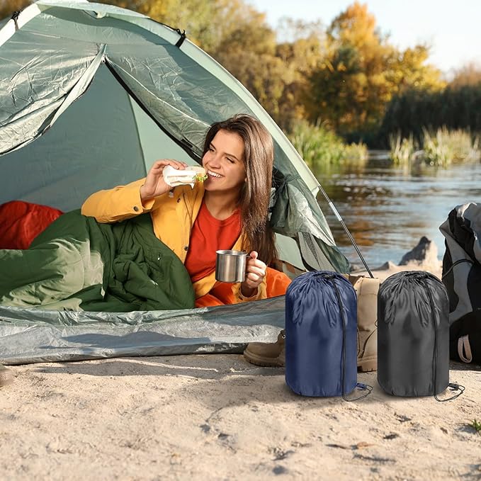 Tudomro Camping Sleeping Bag for Adults Lightweight Packable Waterproof Camping Gear Equipment to Keep Warm for Outdoor Backpacking Hiking Travel