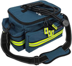 Lightning X Products Lightning X Mid-Sized First Responder EMT Bag | LXMB25 Fully Stocked w/ 240+ Aid, EMS & Trauma Supplies - Blue