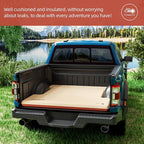Truck Bed Mattress for 6-6.5Ft, Self-Inflating Mat Full-Size Short Trucks Bed for Outdoor Camping, Pickup Tent Accessories 12V Air Pump, Carry Bag, for Silverado, RAM, F Series, Sierra, Titan