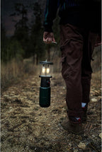 Stansport Propane Mantel Lantern – Outdoor Light with Adjustable Brightness, Carry Handle, Ventilated Hood, High-Output, Portable, for Emergency, Backpacking, Camping – Mantels Included