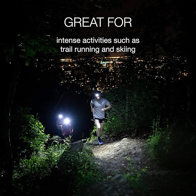 PETZL, Swift Rl Lamp Orange, Compact, Very Powerful and Rechargeable headlamp Featuring Reactive Lighting® Technology. 900 lumens.