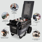 Igloo Trailmate Journey 70Qt Wheeled Cooler | Insulated Hard Shell Ice Chest