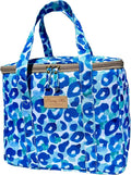 Kwang Min Insulated Insulated Cooler Bag,Reusable Large Lunch Bag for Women, Great for Outdoors,Camping,Party,Premium Quality,Adjustable Strap,Foldable