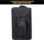 REDCAMP Camp Stove Burner Carry Bag for 2 Burner Stove, Large Stove Carry Case for Double Burner Stove Gas Grill Accessories, 34.5" L x 9" W x 16.5" H