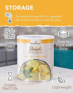Simple Kitchen Freeze Dried Butter Powder - 204 Servings for Family Meal Prep, Gluten Free & Dehydrated Survival Just Add Water Canned Food, for Camping Meals, Backpacking & Hiking, #10 Can Package