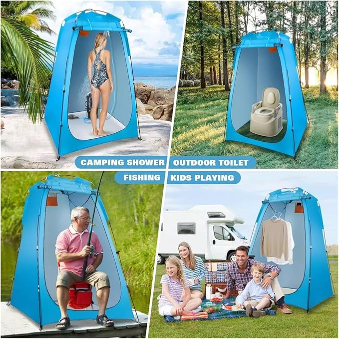 Camping Tent,Shower Tent, for Outdoor Camping Bathroom Portable Privacy Toilet Shower Tent Camping Tent