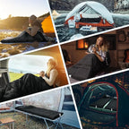 Sportneer Heated Sleeping Bag with 5 Heating Zones, Warm Flannel Cold Weather Sleeping Bag for Adults, 3 Heat Levels USB Powered (Power Bank Not Included), Winter Camping & Outdoor Hiking
