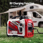 maXpeedingrods 4000 Watt Portable Inverter Generator Gas Powered, with CARB Compliant, App Remote Data Monitor, Compact and Lightweight for Outdoor Camping, Family Power Failure in Extreme Weather