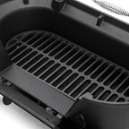 Megachef Oval Cast Iron Portable Hibachi Grill for Outdoor Use and Camping in Black