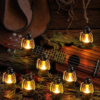 Ferraycle 12 Pcs Mini Lantern Decor 4 Inch Western Lantern Table Centerpiece Small Vintage Camping Hanging Lamp Ornaments Bulk for Cowboy Cowgirl Wedding Halloween Christmas (4 Inch,Silver)