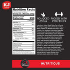KJ Poultry Kosher Ready Meals - Beef Pepper Steak & Rice, MRE Meat Meals Ready to Eat (6 Pack) Prepared Entree Fully Cooked, Shelf Stable Microwave Dinner Travel, Military, Camping, Emergency Survival