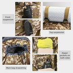 100L Camping Hiking Backpack,Molle military Tactical rucksack backpack,Waterproof Lightweight Hiking Backpack