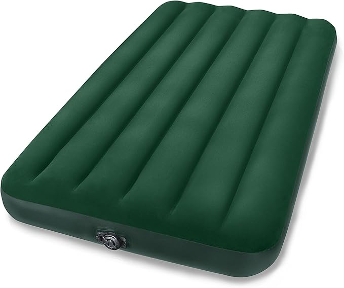 Intex Prestige Downy Airbed Kit with Hand Held Battery Pump, Twin