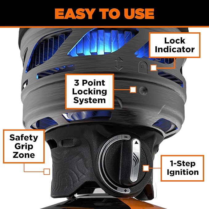 Jetboil Zip 0.8L Portable Fast Boil Stove with Easy-Turn Knob Igniter for Backpacking and Camping, Propane/Isobutane Burner