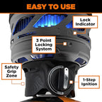 Jetboil Zip 0.8L Portable Fast Boil Stove with Easy-Turn Knob Igniter for Backpacking and Camping, Propane/Isobutane Burner