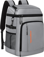 Capolo Cooler Backpack Insulated Leak Proof 36/45 Cans, Soft Camping Bacpack Cooler Thermal Bag Ice Chest, Portable Waterproof Travel Cooler Bag for Lunch Beach Picnic Shopping