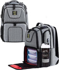 519 Fitness Meal Prep Backpack,Insulated Cooler Lunch Backpack with Computer Compartment,Hiking Picnic Cooler Backpack For Men and Women,3 Meal Containers,2 Ice Packs and Protein Shaker Included