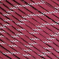 Fluorescent Reflective 550 Type III Guyline Tent Rope Camping Survival Cord High-Visibility Paracord (Reflective Burgundy, 50 Feet)