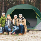 Tents 4 Person Camping Tent, Easy Setup Waterproof Family Tents for Camping, Portable Dome Tent for Outdoor Camping with Rainfly, Carry Bag