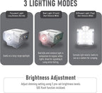 Claymore Capon 80C (Red) - LED Rechargeable Clip-On Cap Headlamp, Lightweight Hat Light for Camping, Running, Emergency & Industrial Use, Waterproof, Hands-Free Sensor, 45 Hours Battery Life.