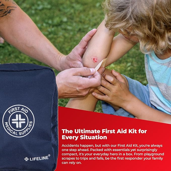 All-in-One 4 Person, LifeStraw Go, 72 Hour Bug Out Bag Emergency Survival Kit for Family. Be Prepared for Hurricanes, Floods, Tsunami, Other Disasters